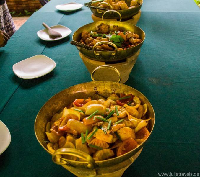 Buffet im "Chaba Lagoon"