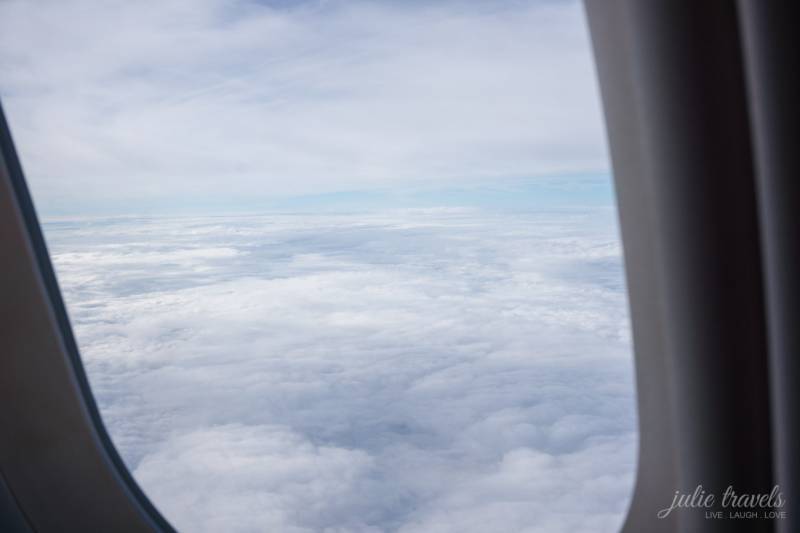 Ein Wolkenmeer über Australien